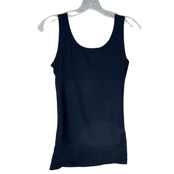 Yummy Navy Tummy Control Slimming Tank Tee Undershirt, Medium - Picture 7 of 9